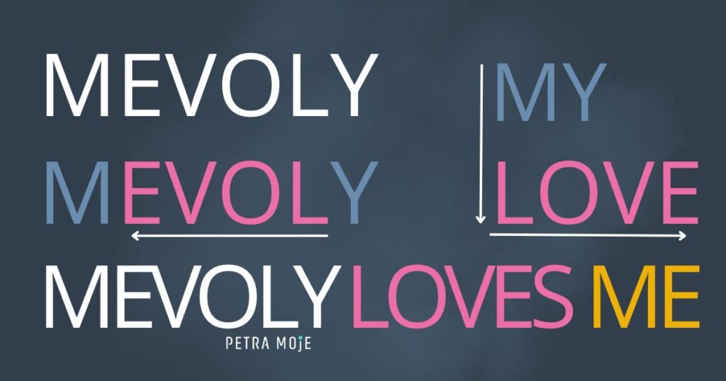 MEVOLY LOVES ME. Blog Petra Moje