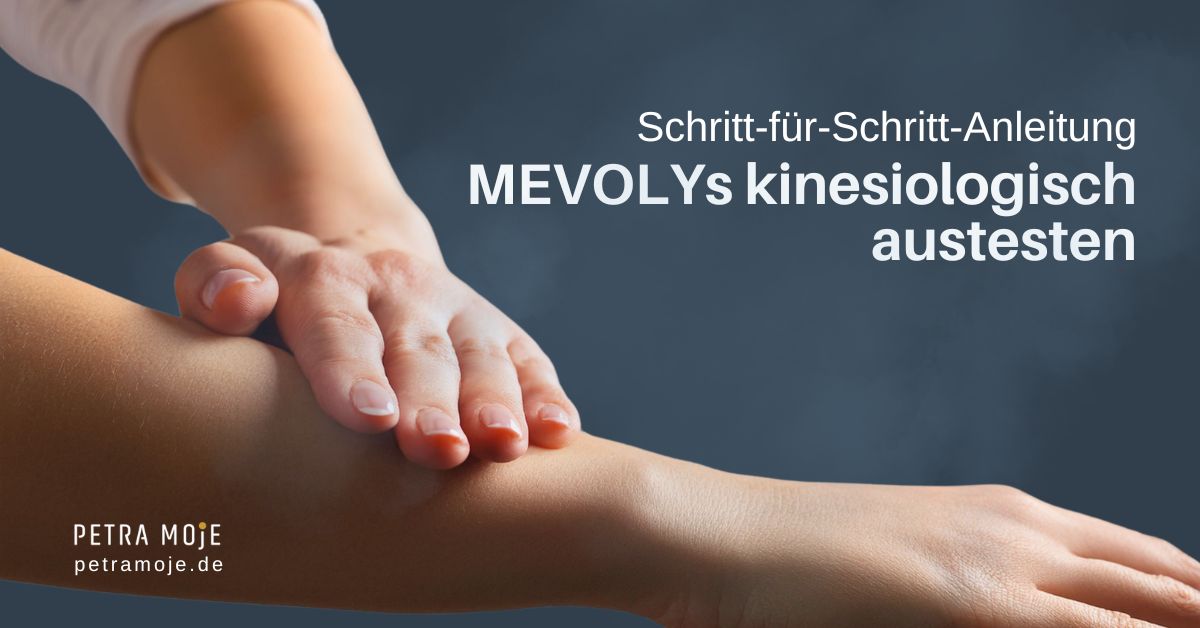 Schritt-für-Schritt-Anleitung: MEVOLYs kinesiologisch austesten