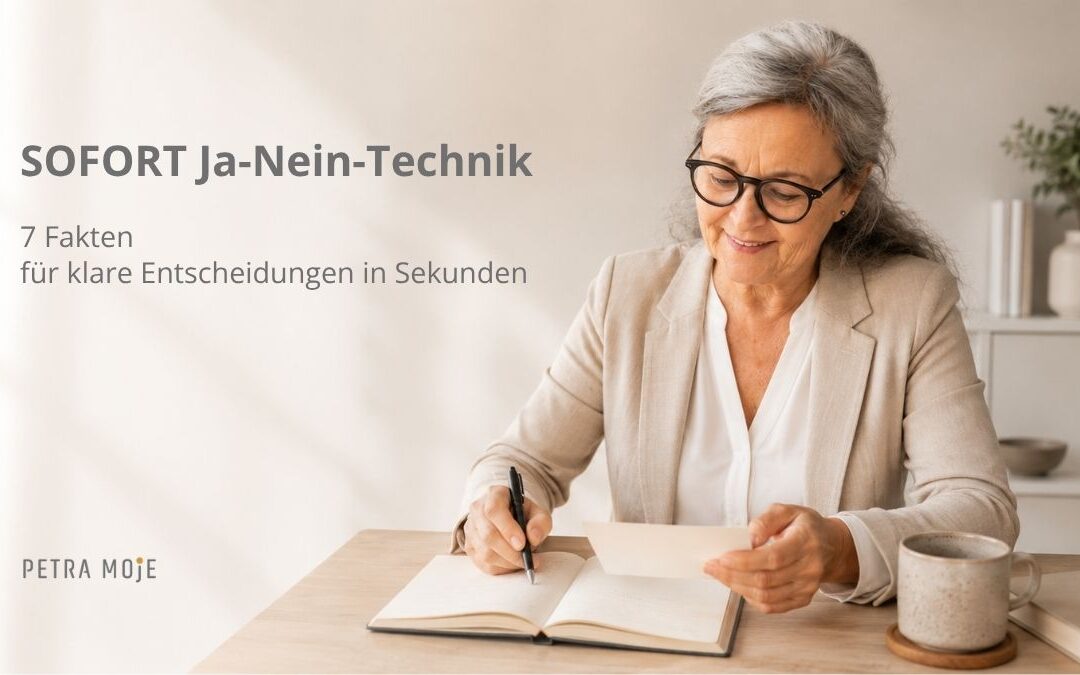 SOFORT Ja-Nein-Technik von Petra Moje