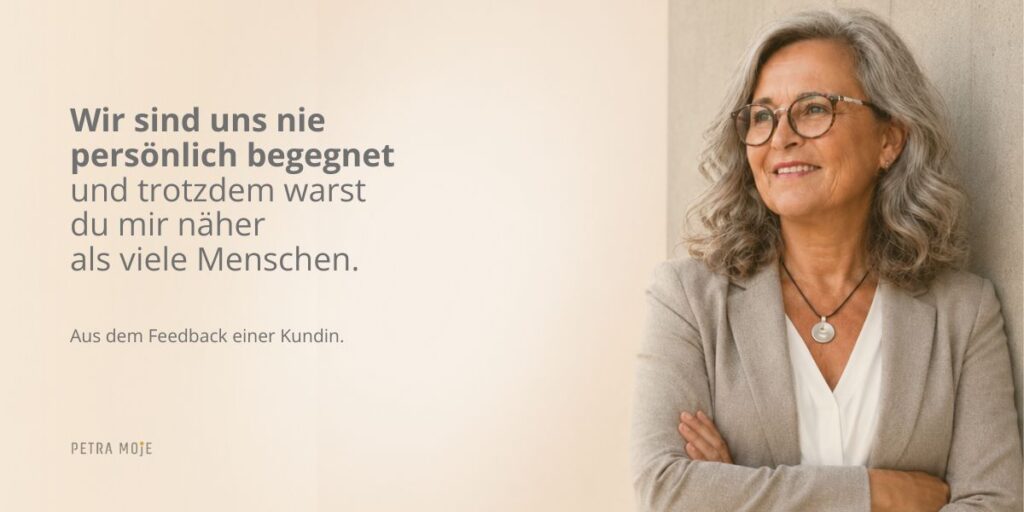 Was ist Besprechen? Petra Moje steht für traditionelles Besprechen, achtsame Begleitung und langjährige Erfahrung in der Arbeit mit Menschen.
