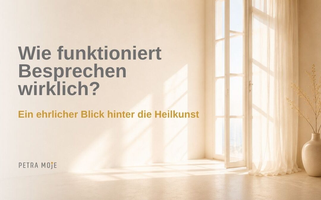 Wie funktioniert Besprechen wirklich? Heller Raum mit offenem Fenster als Beitragsbild zur traditionellen Heilkunst des Besprechens