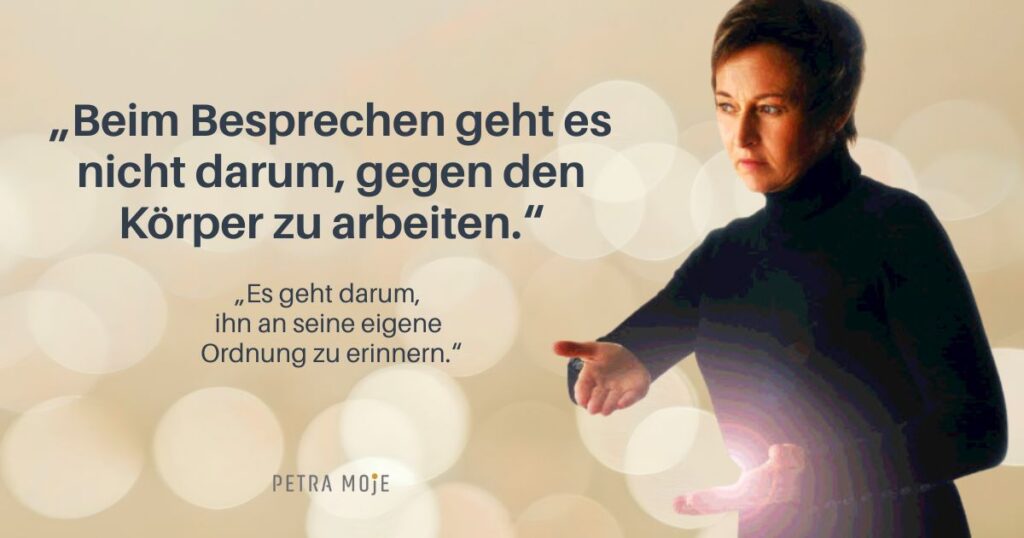 Gürtelrose besprechen mit traditionellen Heilversen als energetische Begleitung. Petra Moje