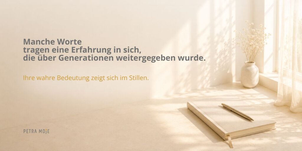 Heilverse beim Besprechen und ihre Bedeutung durch Weitergabe über Generationen. Petra Moje über die Bedeutung der Stille beim Besprechen von Krankheiten.