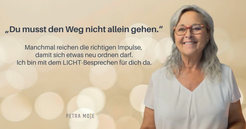 LICHT-Besprechen bei Heilblockaden: innere Blockaden lösen